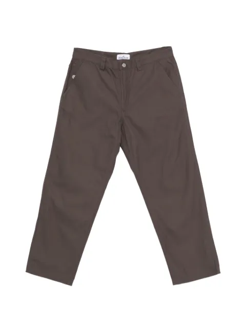 Stone Island 3100014 cotton canvas trousers Grey L1S153100014S0164