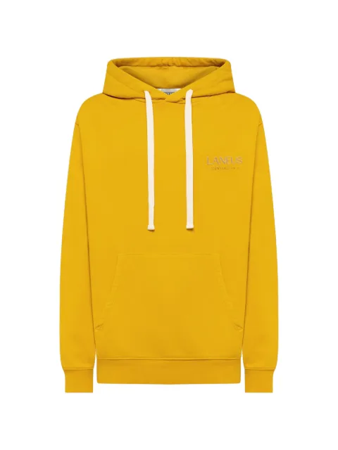 Laneus print hoodie Yellow S6LAMAHS198