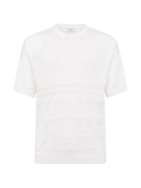 Laneus knitted T-shirt White S6LAMAKE201
