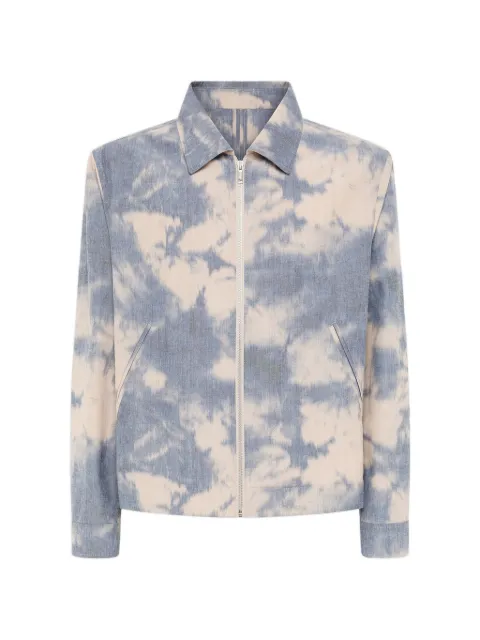 Laneus tie-dye zip jacket Blue S6LAMAJK113