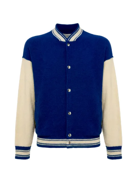 Laneus knitted bomber jacket Blue S6LAMAKJ061