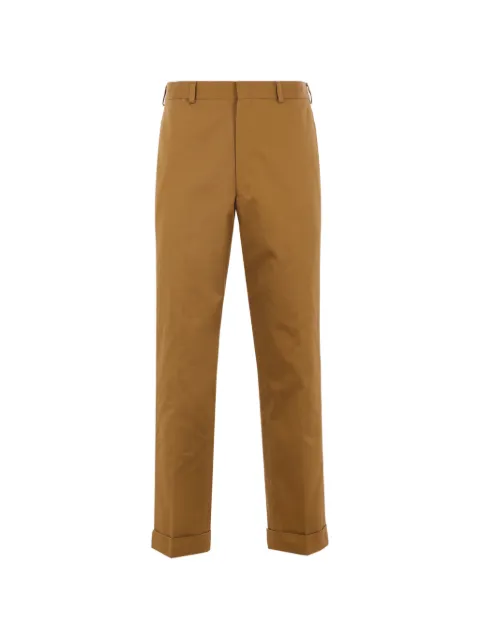 J.PRESS turn-up chino trousers Brown PPOAGM0805033