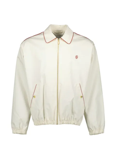 Drôle De Monsieur embroidered bomber jacket Neutrals JT260CO244OW