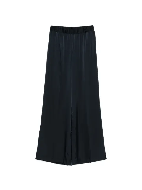 P.A.R.O.S.H. elastic-waist palazzo pants Blue PAKYD232286