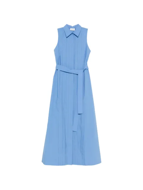 P.A.R.O.S.H. Canyox belted maxi shirt dress Blue CANYOX26D726158