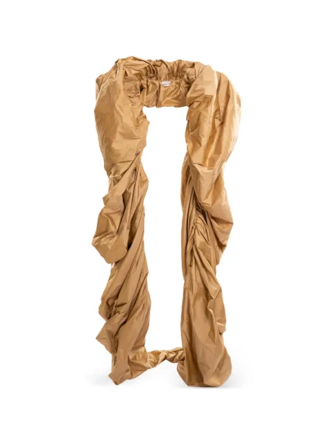 Saiid Kobeisy taffeta cape Gold RTWFW25CP61