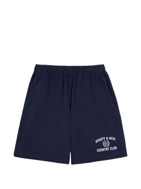 Sporty & Rich drawstring track shorts Blue SH03976218BL106