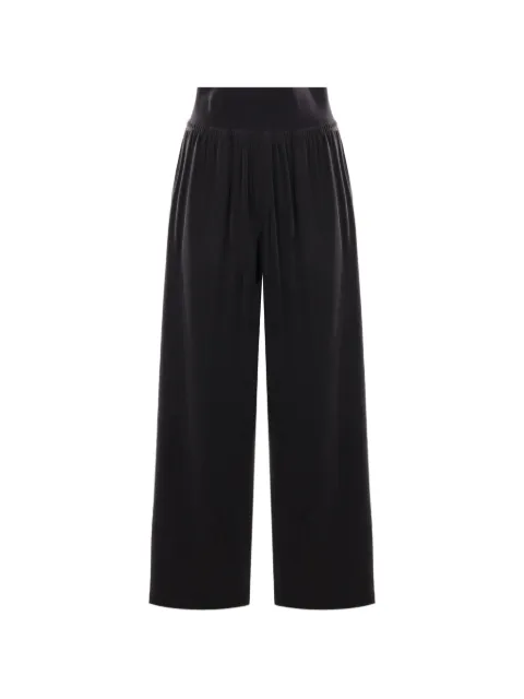 ALAINPAUL wide-leg track pants Black S2WJEPA02BLACK
