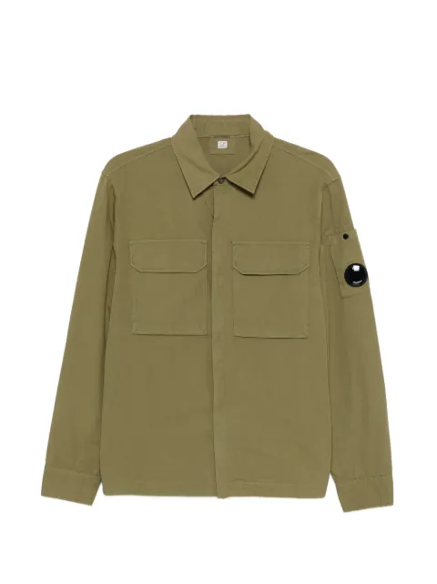 C.P. Company patch-pocket shirt jacket Green 20CMOS156A110143G644