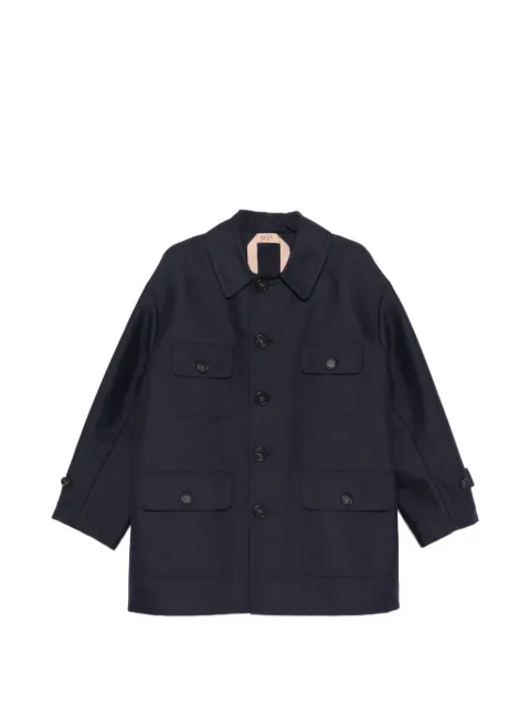 Nº21 caban pocket coat Blue 26EN2M0O0310174