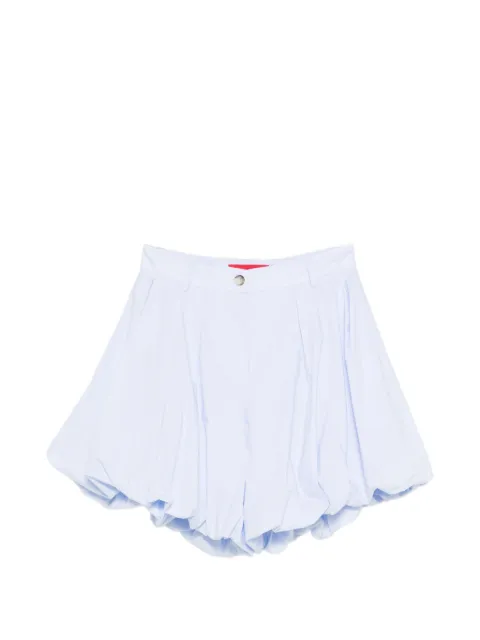 THELATEST Dafne pleated shorts Blue TLW03125T0160LNTP