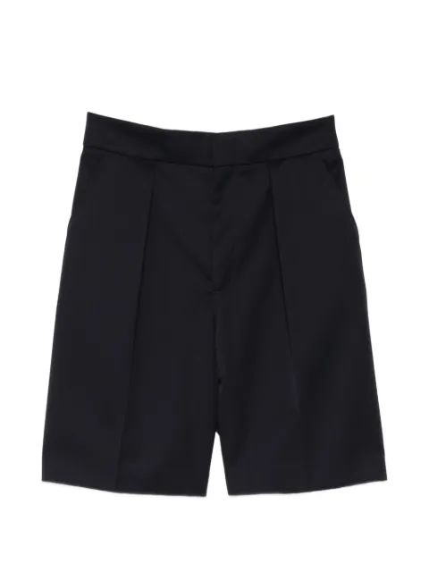 Victoria Beckham pleated-front shorts Blue 1126WSR006920A