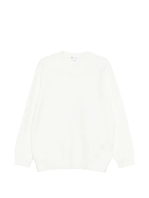 Victoria Beckham V-neck long-sleeve sweatshirt White 1126KJU007002A