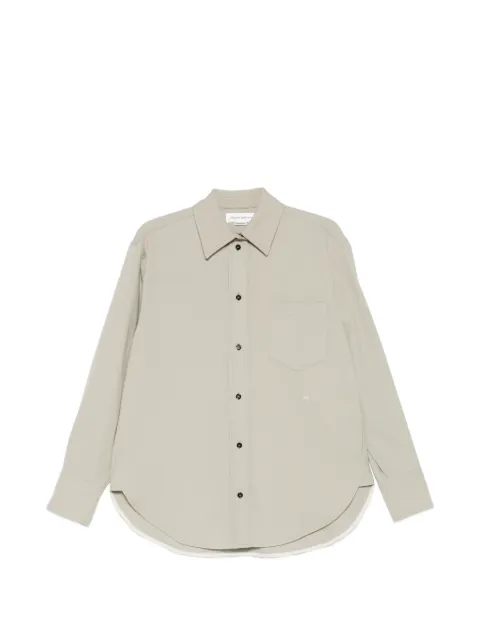 Victoria Beckham patch-pocket shirt Green 1224WSH005278H