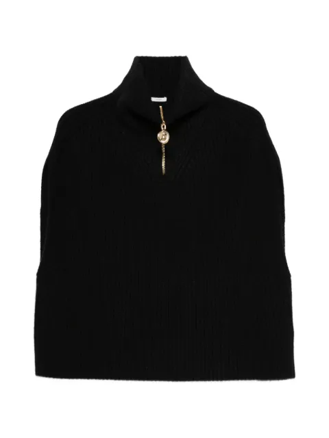JOSEPH Raffet half-zip sweater Black JF009523