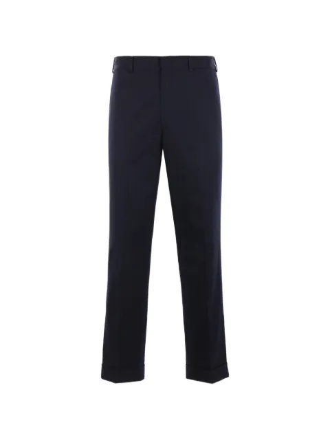 J.PRESS gabardine turn up trousers Blue PPOAGM0805075