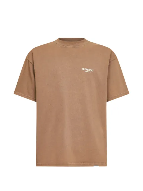 Represent logo T-shirt Brown OCM4111416
