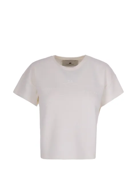 Elisabetta Franchi logo T-shirt White MA73D61E2