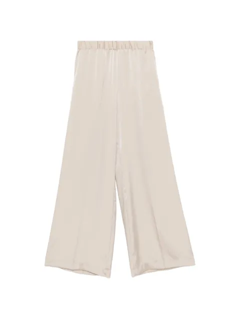 P.A.R.O.S.H. elasticated-waist palazzo pants Neutrals PAKYD232286