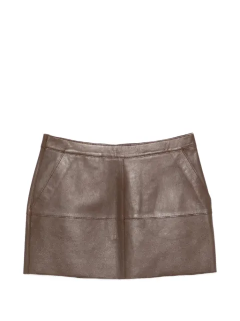 P.A.R.O.S.H. pocket mini skirt Brown D630603