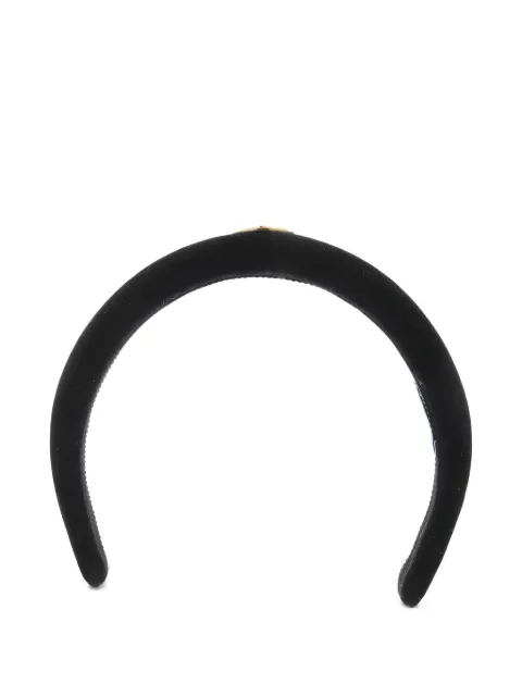 Prada Pre-Owned 2010s logo headband Black 1035301