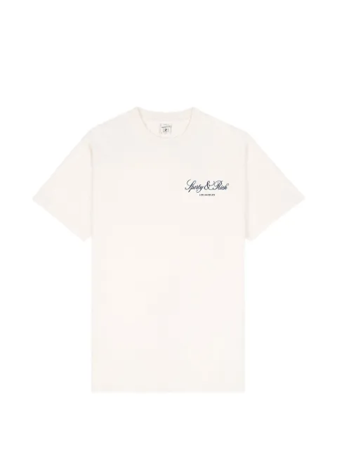 Sporty & Rich short-sleeve crew-neck T-shirt Neutrals TO11976269WH37
