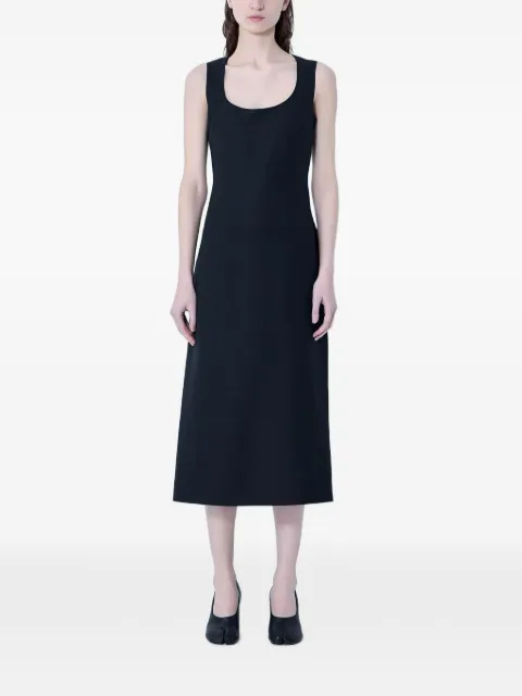 Jacquemus Tablier midi dress Black DRW00736AW00746