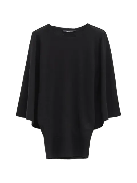 Jacquemus The Mananco knit jumper Black TOW00876AK00305