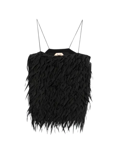 Nº21 fringed blouse Black 26EN2M0T0115336