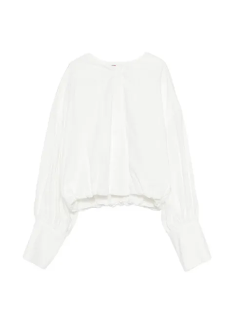THELATEST Diana long-sleeve shirt White TLW04007T0165ABTP