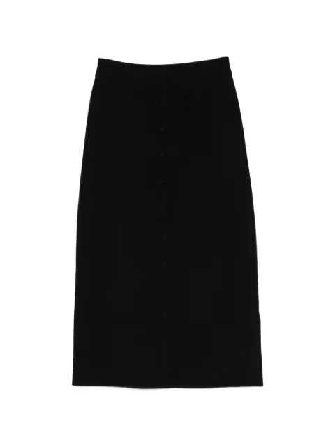 Victoria Beckham button-detail midi skirt Black 1325KSK006604A