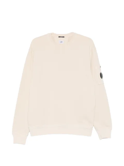 C.P. Company lens-detail crew-neck sweatshirt Neutrals 20CMSS036A110044R114