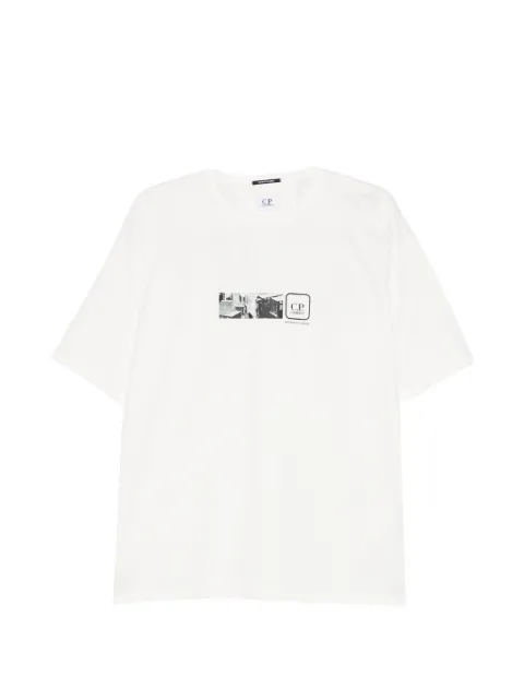 C.P. Company graphic-print short-sleeve T-shirt White 20CLTS056A006370W103