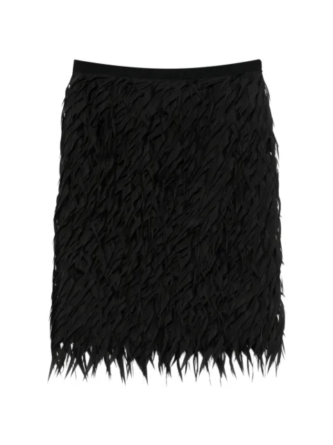 Nº21 fringe-embellished midi skirt Black 26EN2M0C0215336