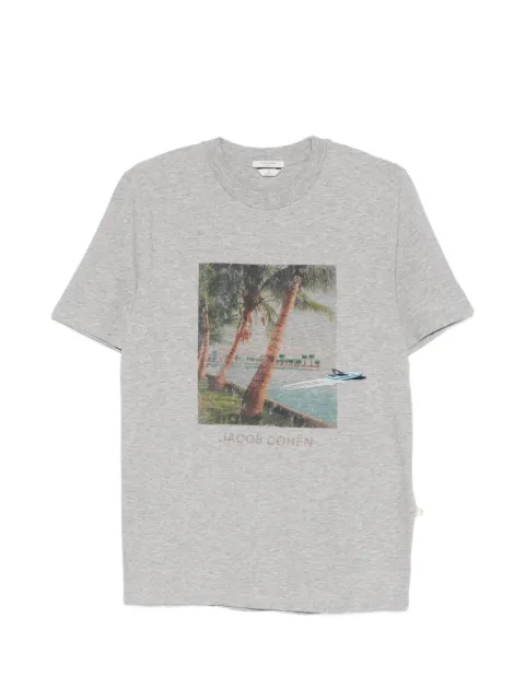 Jacob Cohën graphic-print crew-neck T-shirt Grey JUR4R002002M4530L1