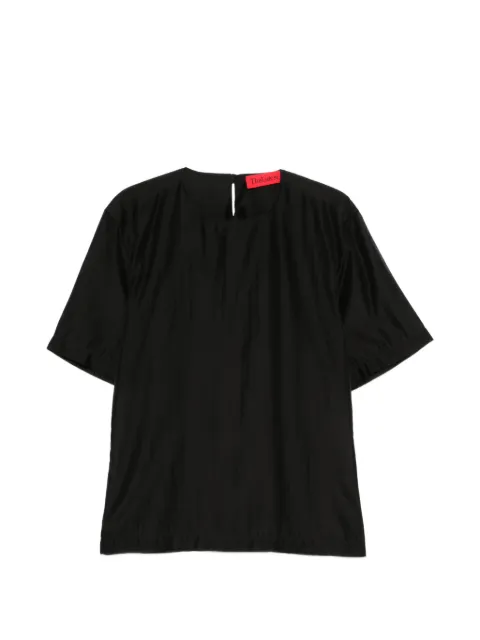 THELATEST Dean short-sleeve blouse Black TLW04011T0161ABTPT0002