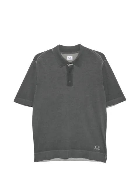 C.P. Company buttoned polo shirt Grey 20CMKN204A110646S921