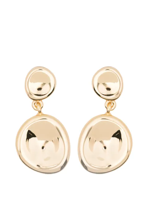 JOSEPH logo-detail drop earrings Gold JF0097901000