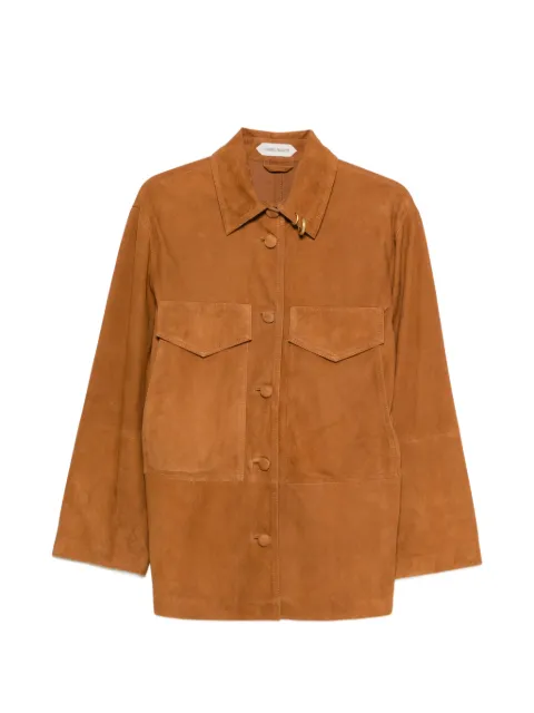 Alberta Ferretti flap-pocket button-up shirt Brown 37071690