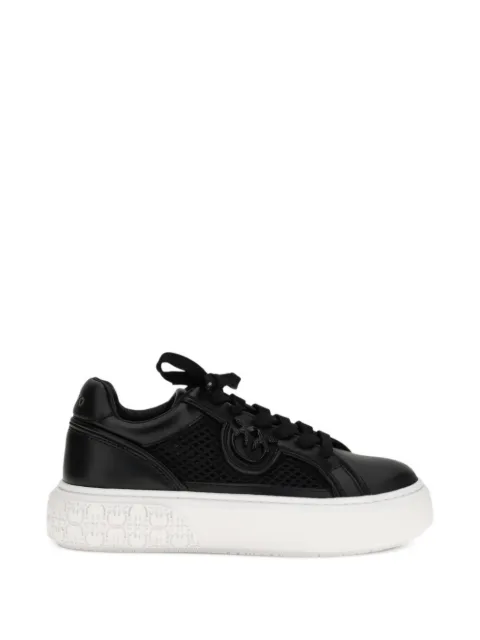 PINKO logo appliqué platform sneakers Black SS0181P132