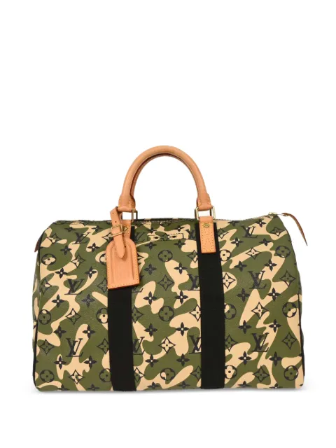 Louis Vuitton Pre-Owned 2008 35 Speedy monogram-canvas tote bag Green 134777