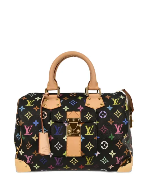 Louis Vuitton Pre-Owned x Takashi Murakami 2007 30 Speedy tote bag Black 166528