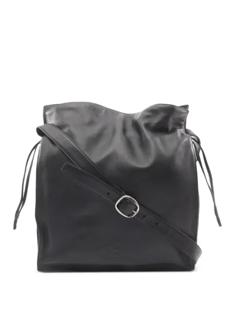 Loewe Pre-Owned 2000s Flamenco leather shoulder bag Black 1034584