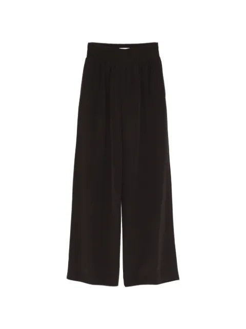 JOSEPH Nour twill satin trousers Brown JF009671
