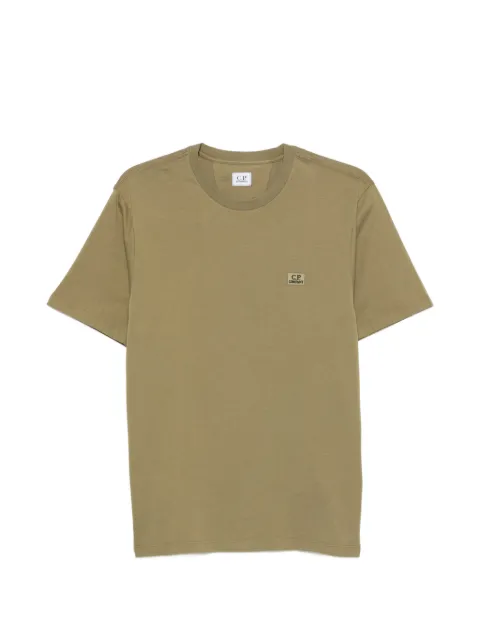 C.P. Company 30/1 jersey short sleeve logo patch T-shirt Green 20CMTS726A005100W644