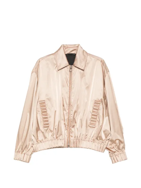 RAXXY satin bomber jacket Gold RC26SA029