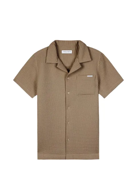 Maison Labiche chest-pocket short-sleeve shirt Neutrals ZMGERMAINWAF