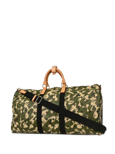 Louis Vuitton Pre-Owned 2008 55 Keepall Bandouliere tote bag Green 154233