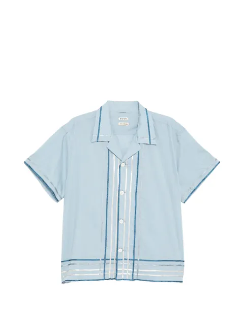 BODE ribbon plaid shirt Blue MRS26SH039
