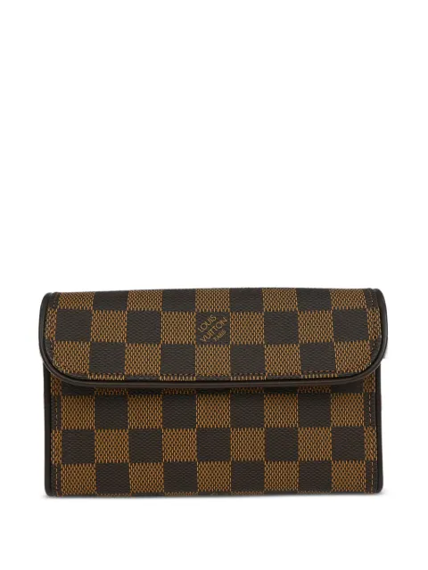 Louis Vuitton Pre-Owned 2001 Pochette Damier-pattern belt bag Brown XX03714